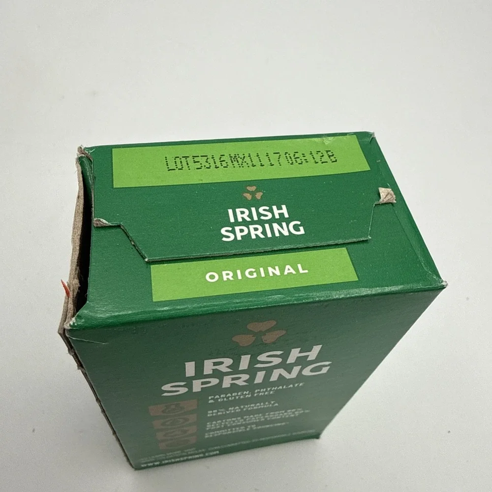 Irish Spring Deodorant Bar Soap Original Clean 4.5 oz